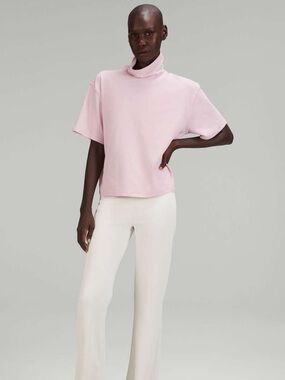 Lululemon Relaxed-Fit Cotton-Blend Turtleneck T-Shirt